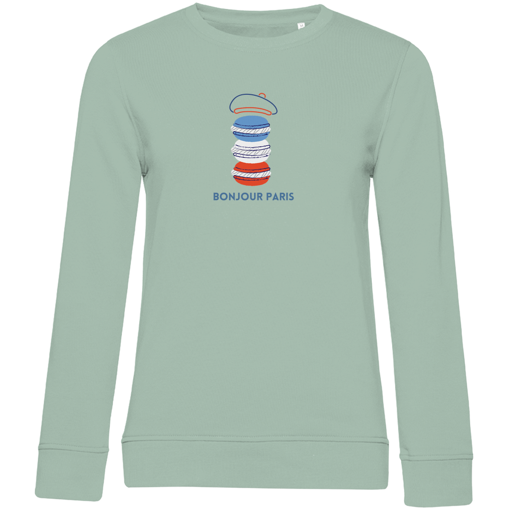 Sudadera para mujeres con frase francesa, única e individual.