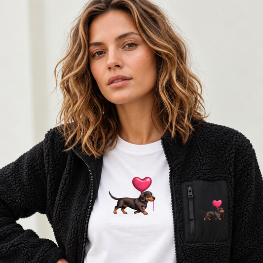 Sherpa Jacket Heart | Herz verloren. Voll verdackelt. | GLAM ART