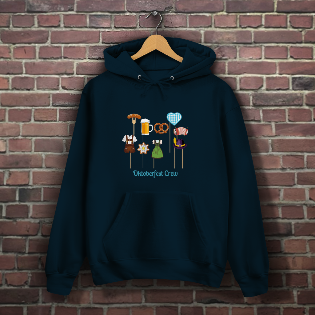 Oktoberfest Hoodie Unisex & Oversize mit lustigem Wiesn Motiv