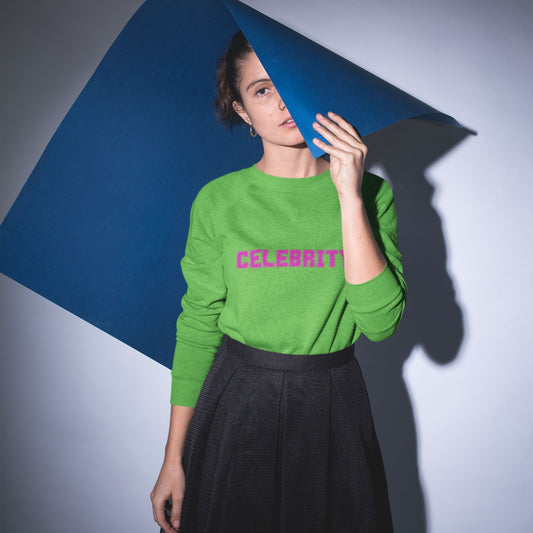 Damen Premium Bio Sweatshirt mit Statement "Celebrity"