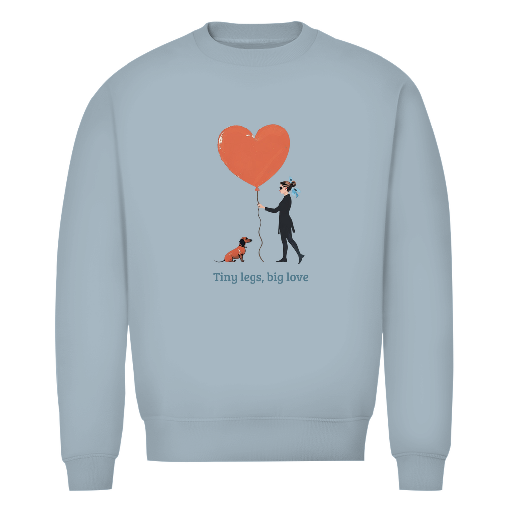 Damen Premium Bio Sweatshirt Dackel Couture Shirt Damen