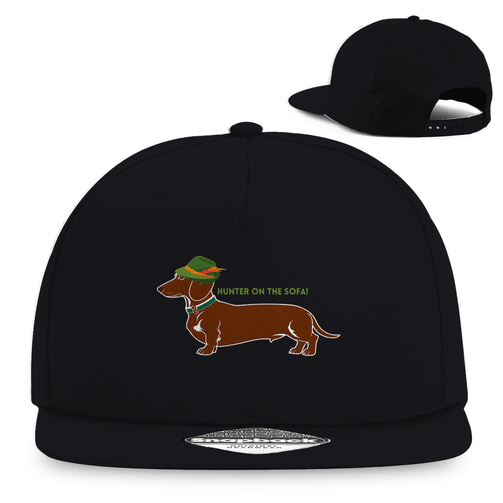 Snapback Baseball Cap mit Dackel Motiv