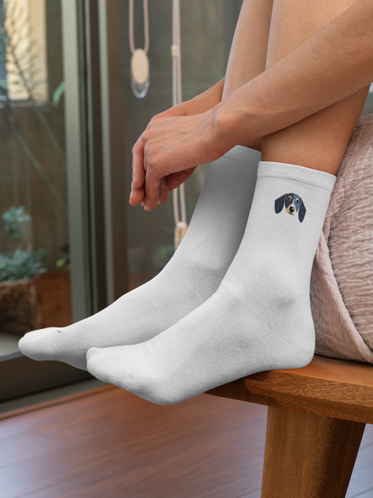 Dackel Crew Socken mit lustigem Motiv