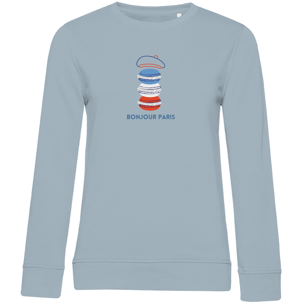 Sudadera para mujeres con frase francesa, única e individual. 