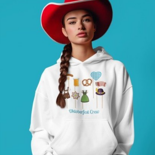 Oktoberfest Hoodie Unisex & Oversize mit lustigem Wiesn Motiv
