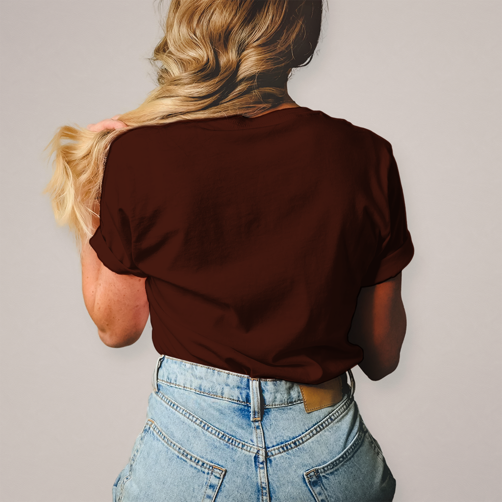 T-shirt imprimé pour femme avec un imprimé teckel amusant