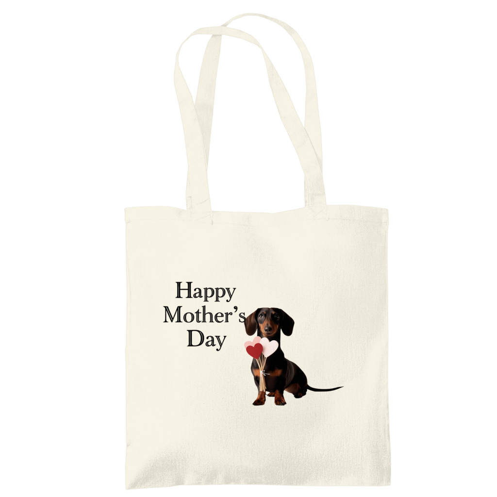 Tragetasche Happy Mother's Day Dackel