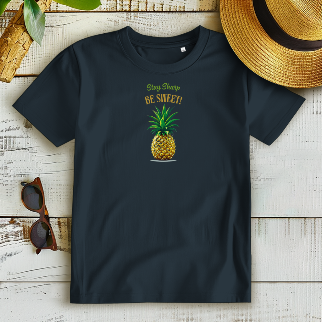 Damen Premium Bio T-Shirt Pineapple Hochsommer Shirt