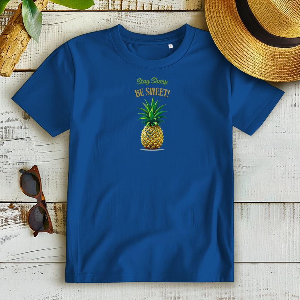 Damen Premium Bio T-Shirt Pineapple Hochsommer Shirt
