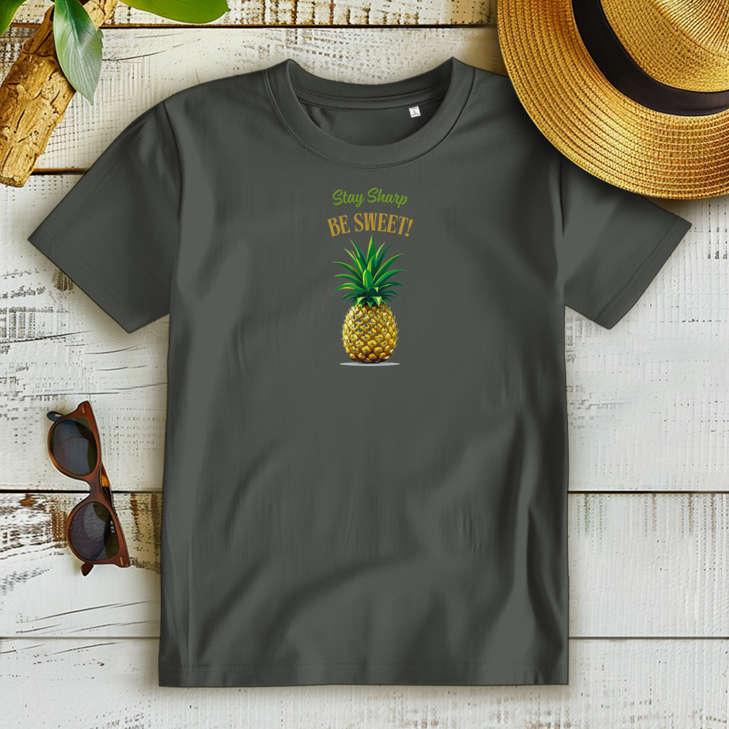 Damen Premium Bio T-Shirt Pineapple Hochsommer Shirt