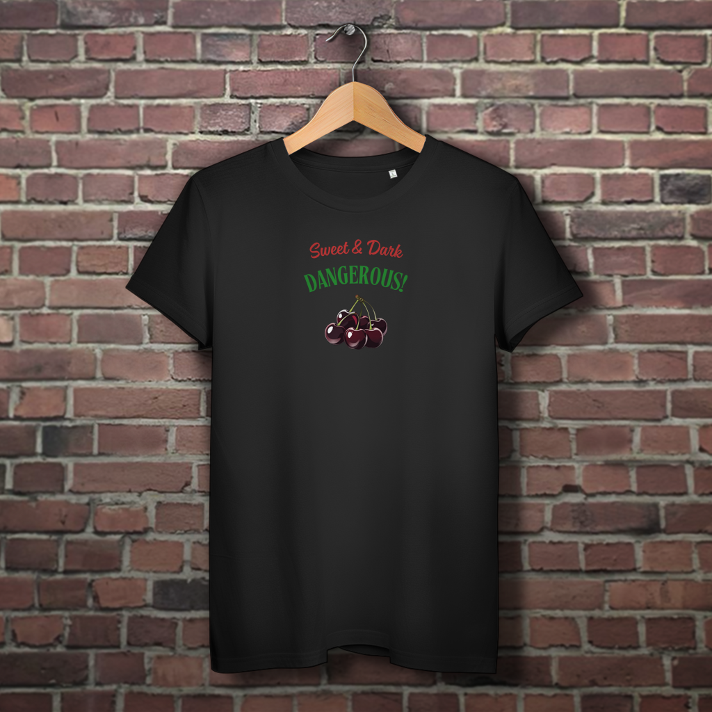 Damen Premium Bio T-Shirt Cherry Sweet&Dark