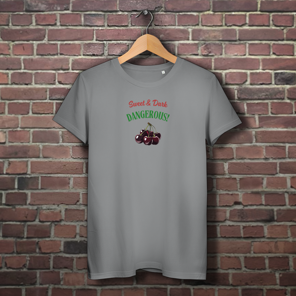 Damen Premium Bio T-Shirt Cherry Sweet&Dark