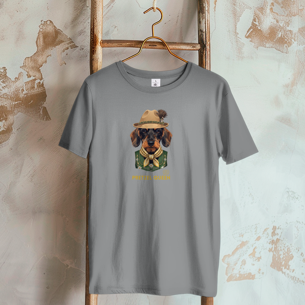 Damen T-Shirt Pretzel Queen