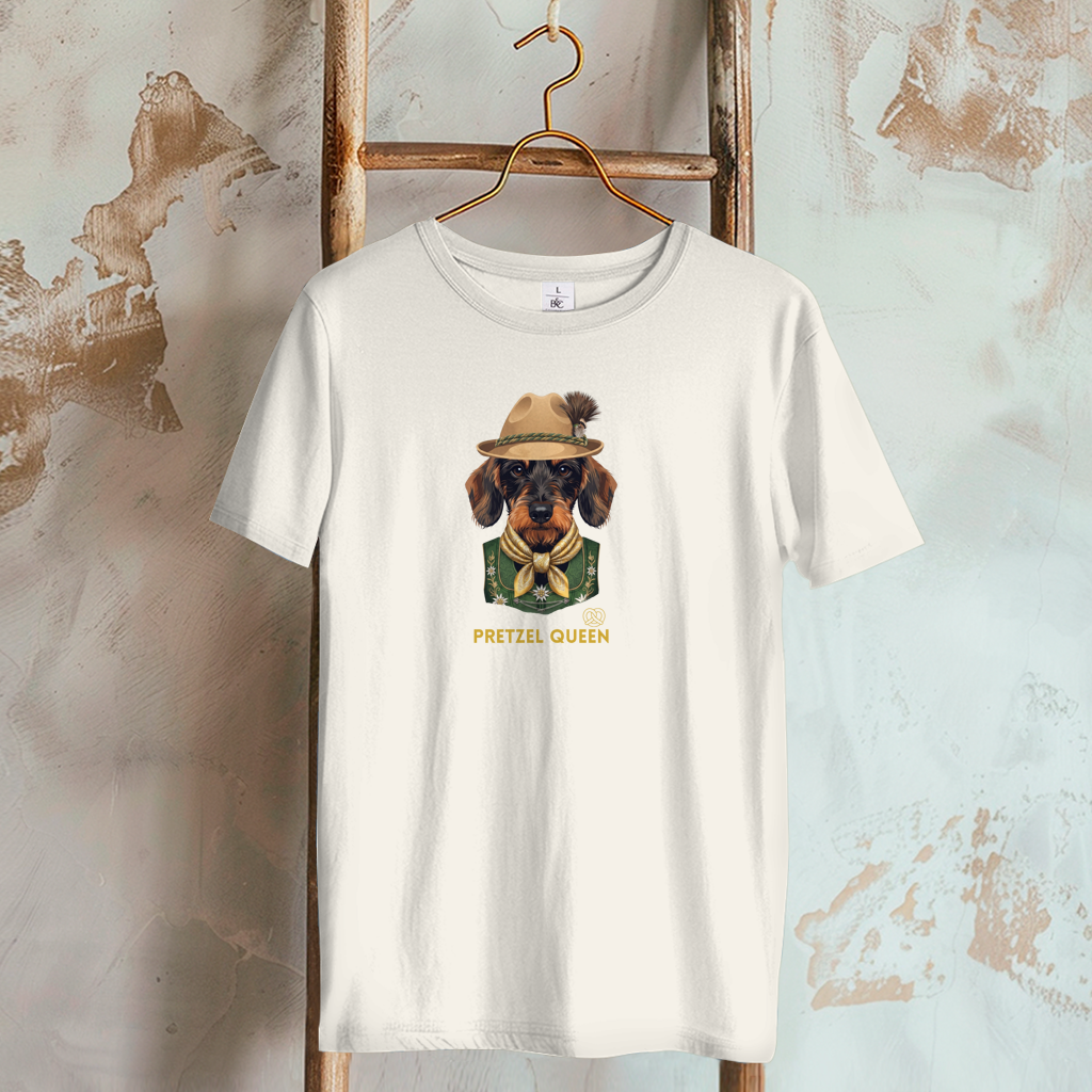 Damen T-Shirt Pretzel Queen
