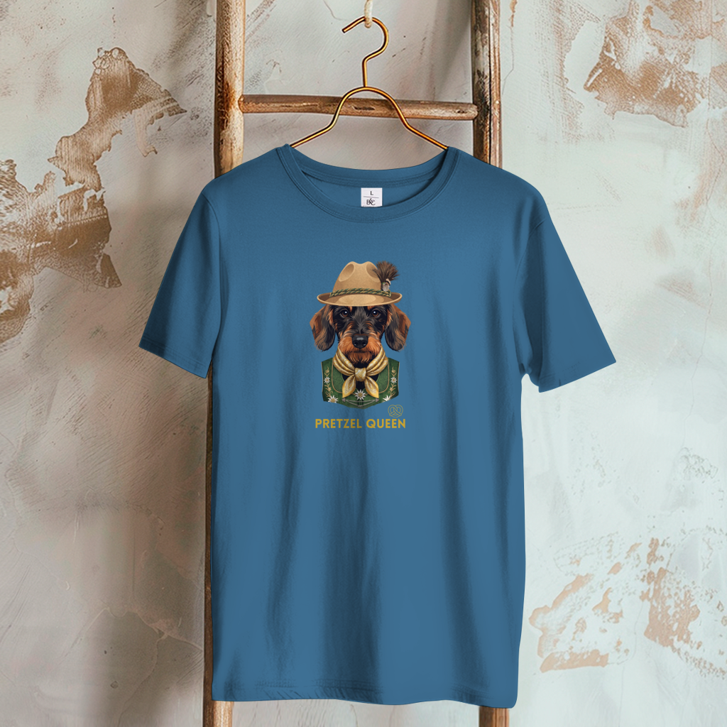 Damen T-Shirt Pretzel Queen