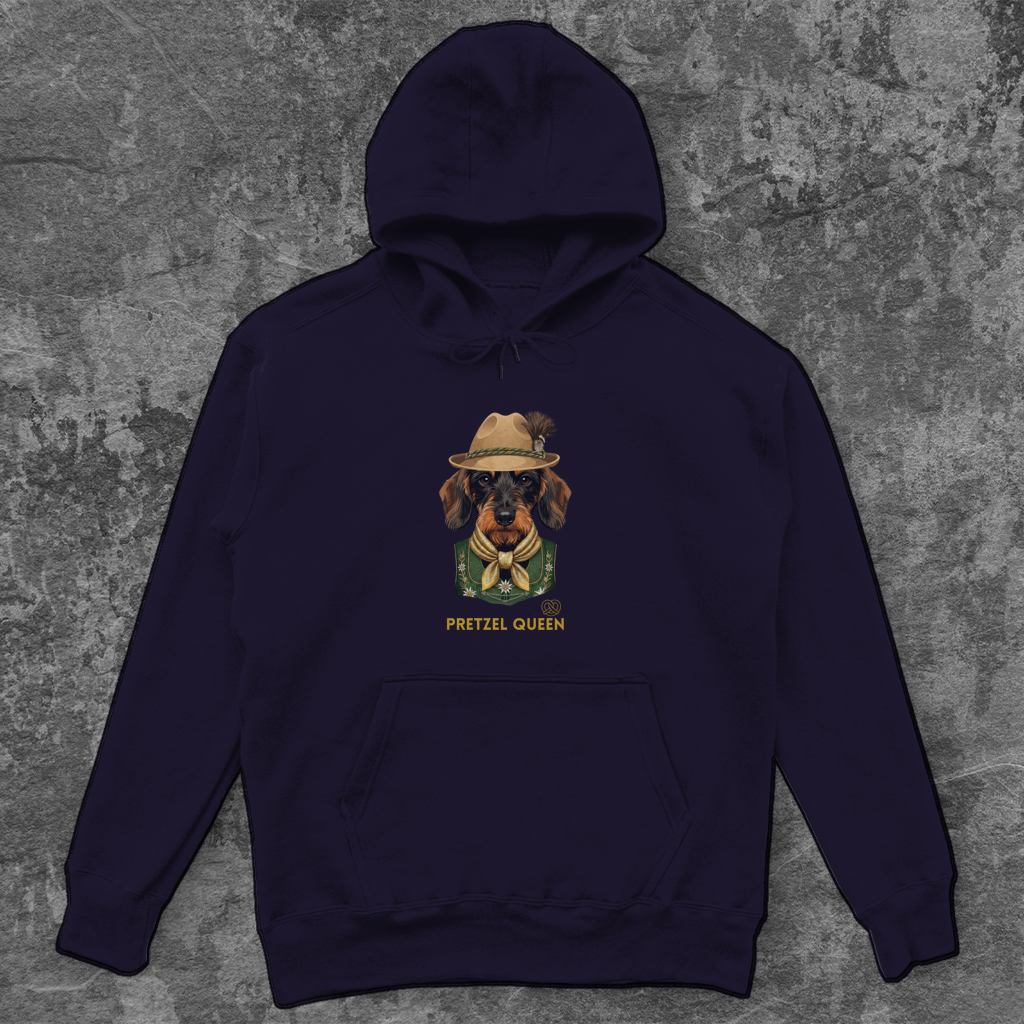 Unisex Oversize Hoodie Prezel Queen Damen Tee