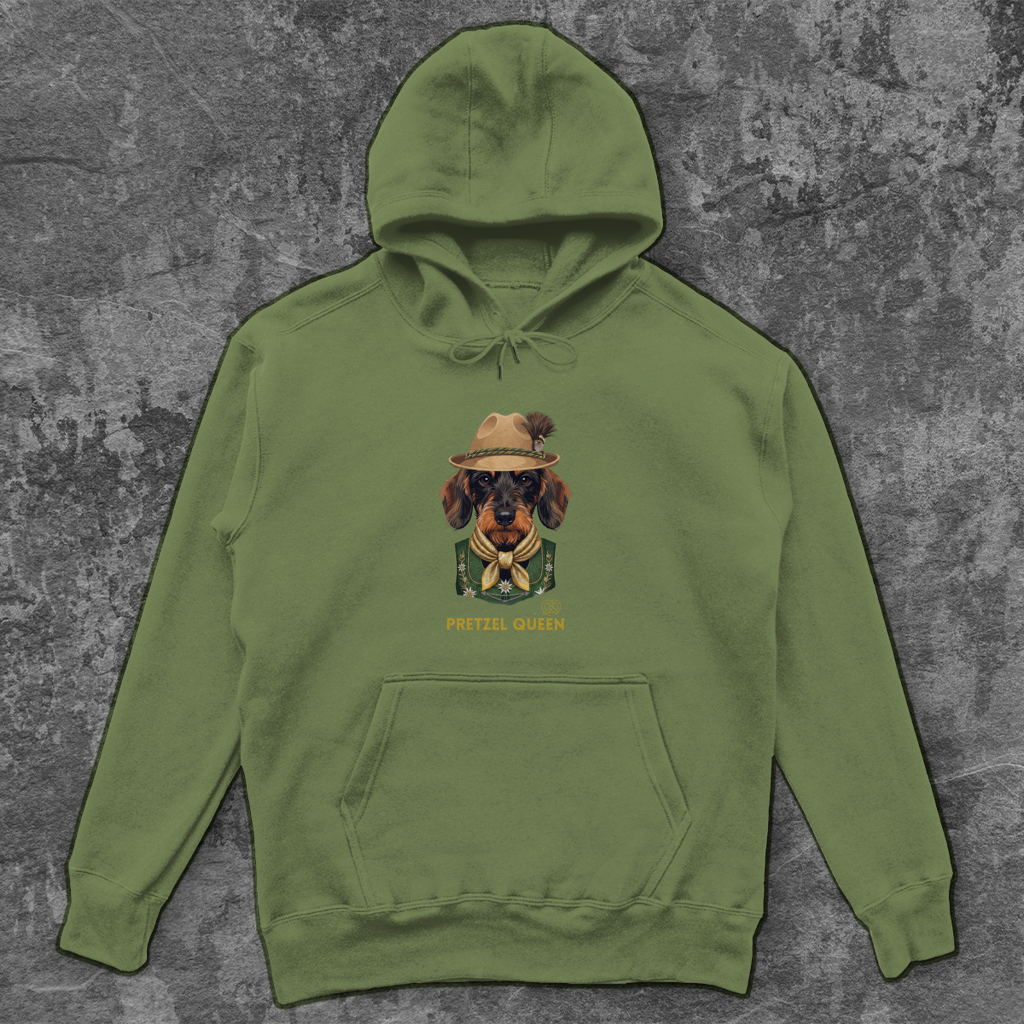 Unisex Oversize Hoodie Prezel Queen Damen Tee
