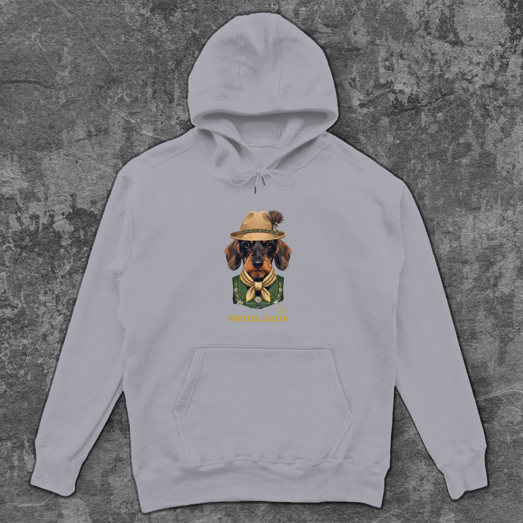 Unisex Oversize Hoodie Prezel Queen Damen Tee