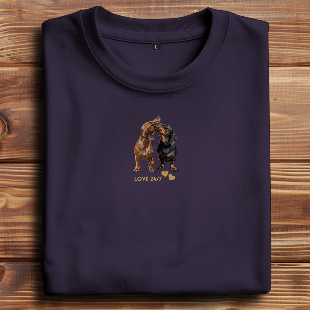 Unisex Oversize T-Shirt Valentine's drop 24/7 Love verschenken