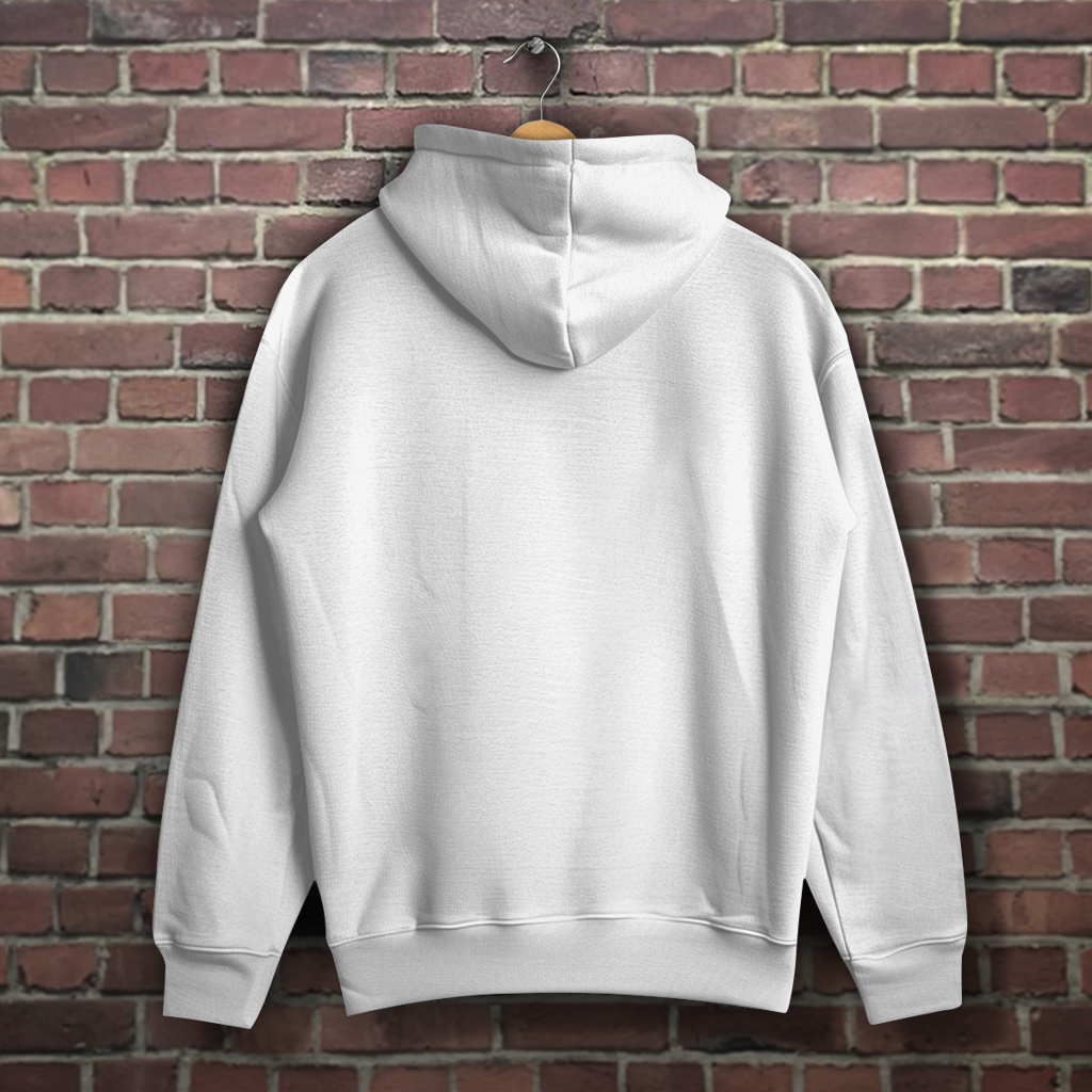 Oversized Casual Unisex Hoodie mit Dackel Motiv Tattoo "I love Mom & Dad"