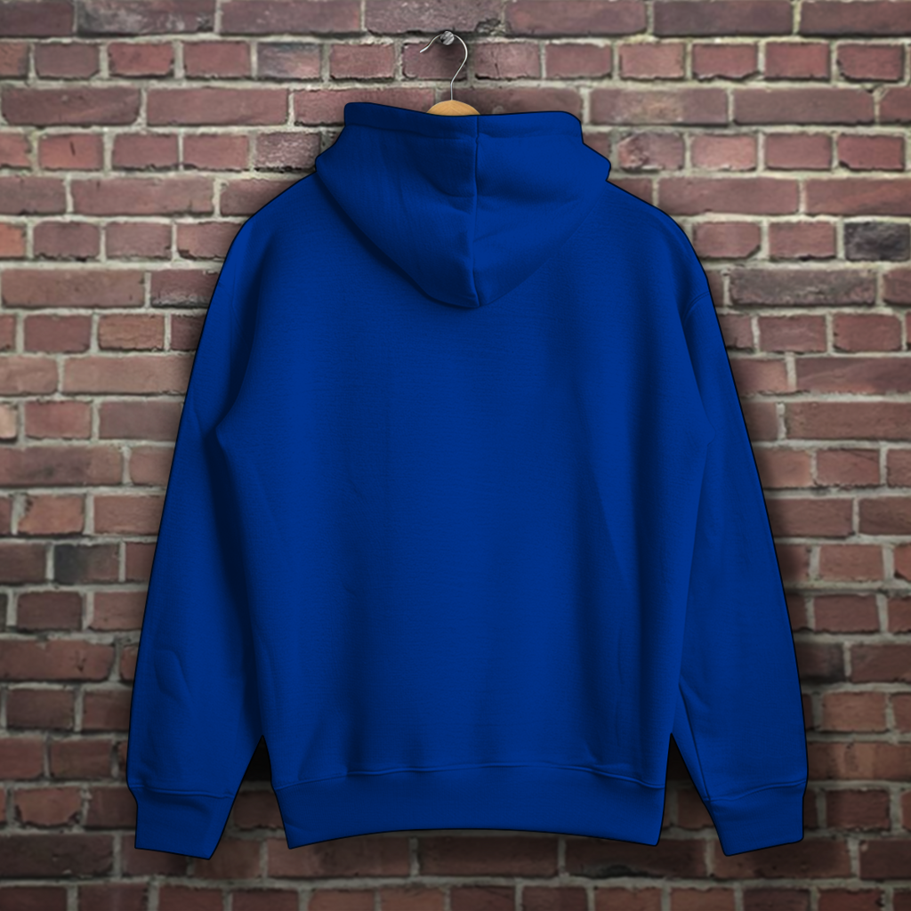 Oversized Casual Unisex Hoodie mit Dackel Motiv Tattoo "I love Mom & Dad"