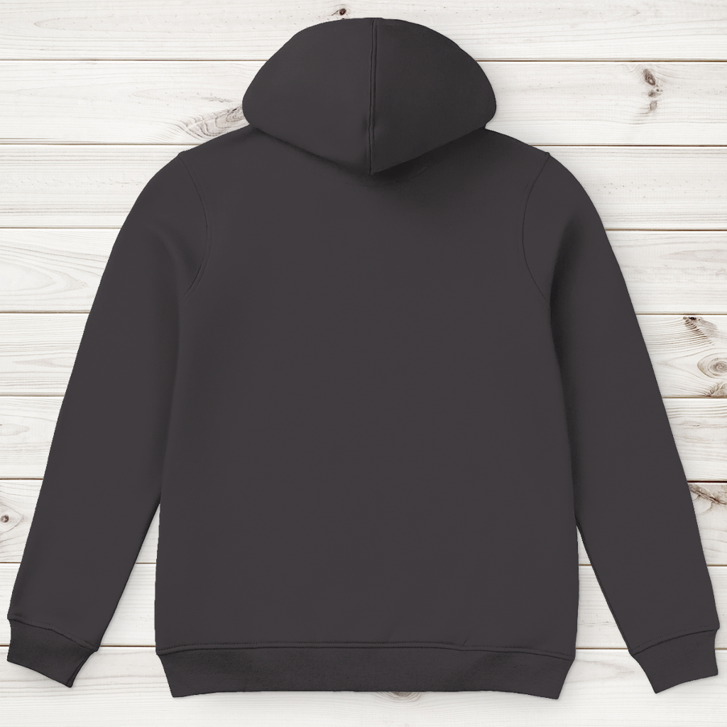 Hoodie für Sie & Ihn Premium Bio mit Dackel Welpe Design "Black Tan"