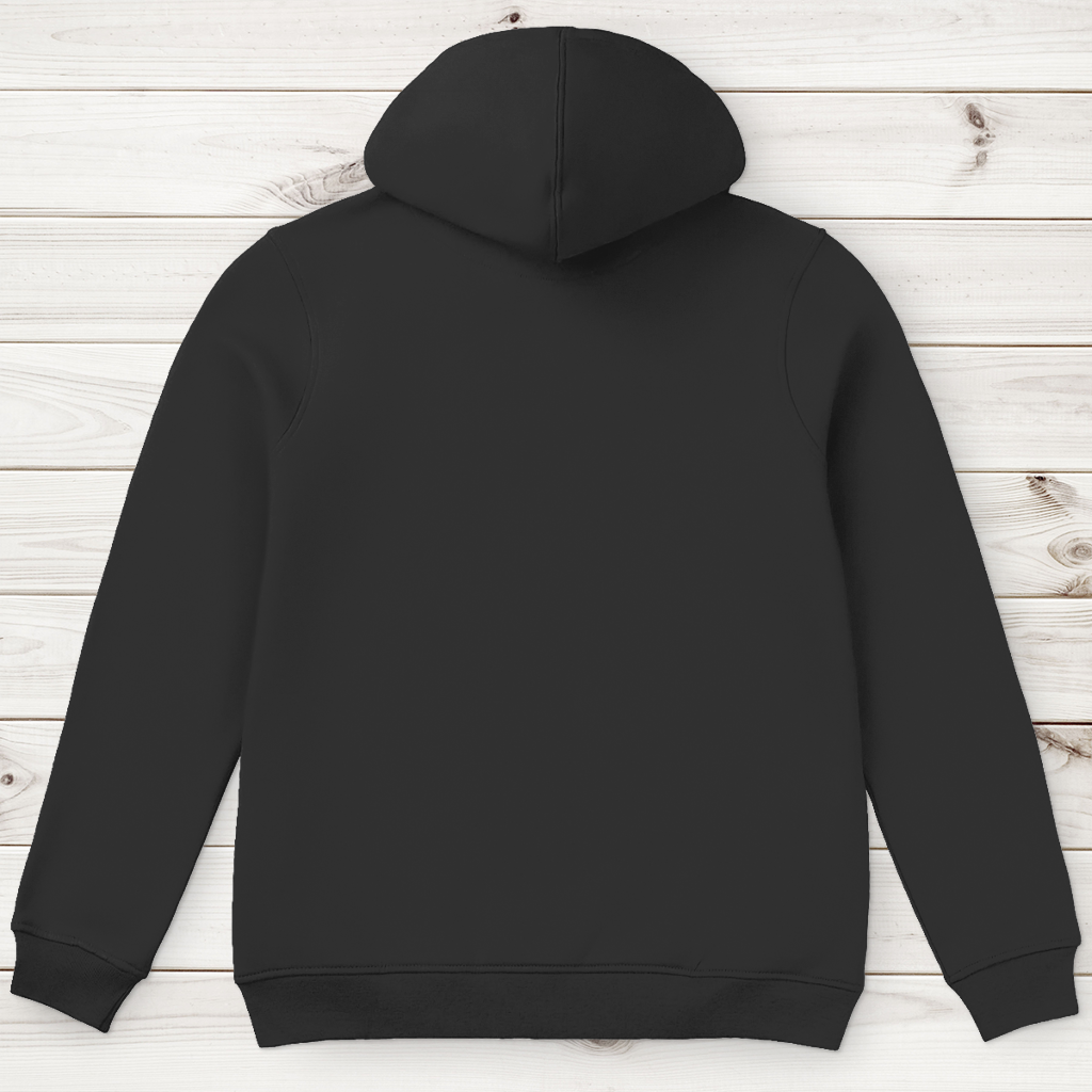 Premium Bio Hoodie für Frauen mit Fashion Dackel Design und  Spruch "Mein Herz. An der Leine"