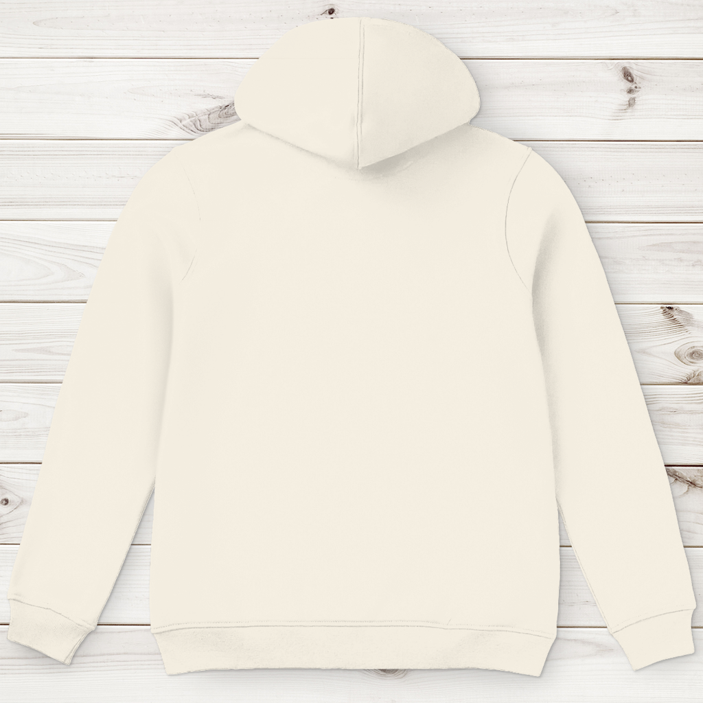 Premium Bio Hoodie für Frauen mit Fashion Dackel Design und  Spruch "Mein Herz. An der Leine"