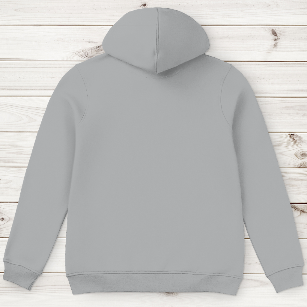 Premium Bio Hoodie für Frauen mit Fashion Dackel Design und  Spruch "Mein Herz. An der Leine"