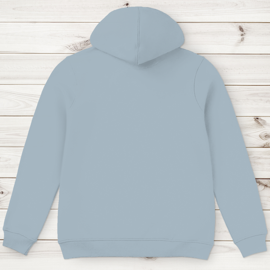 Premium Bio Hoodie für Frauen mit Fashion Dackel Design und  Spruch "Mein Herz. An der Leine"