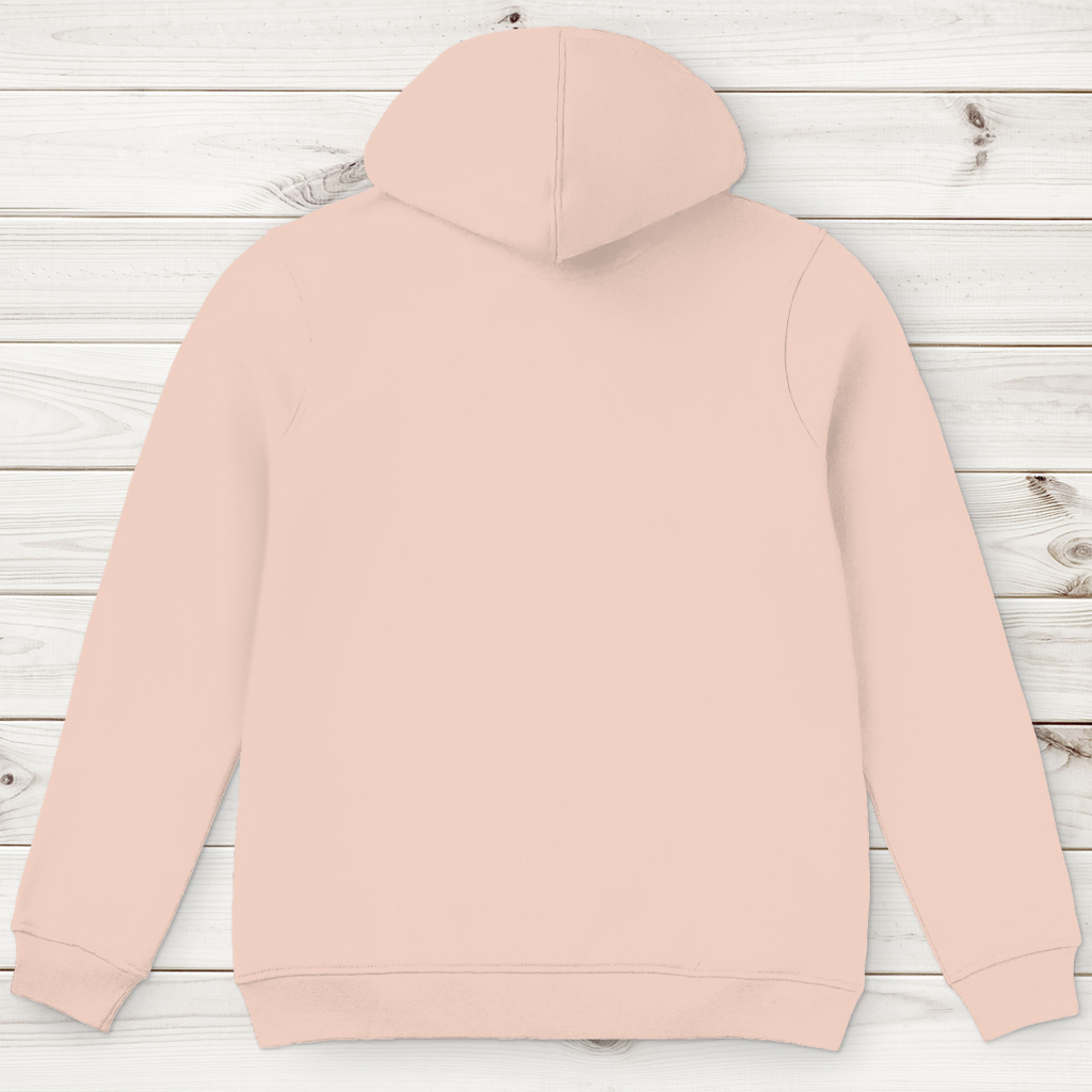 Premium Bio Hoodie für Frauen mit Fashion Dackel Design und  Spruch "Mein Herz. An der Leine"