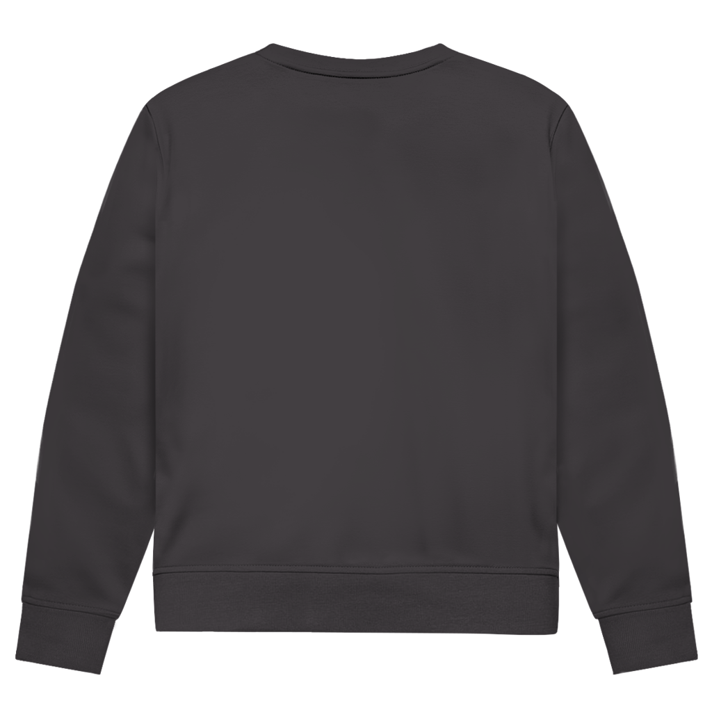 Premium Bio Sweatshirt mit Dackel Design - Liebe, auf vier Pfoten
