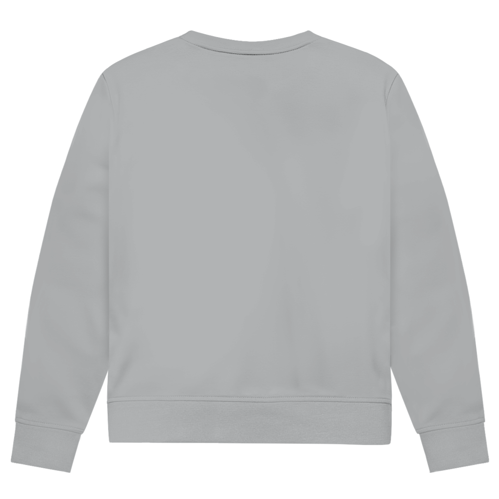 Premium Bio Sweatshirt mit Dackel Design - Liebe, auf vier Pfoten
