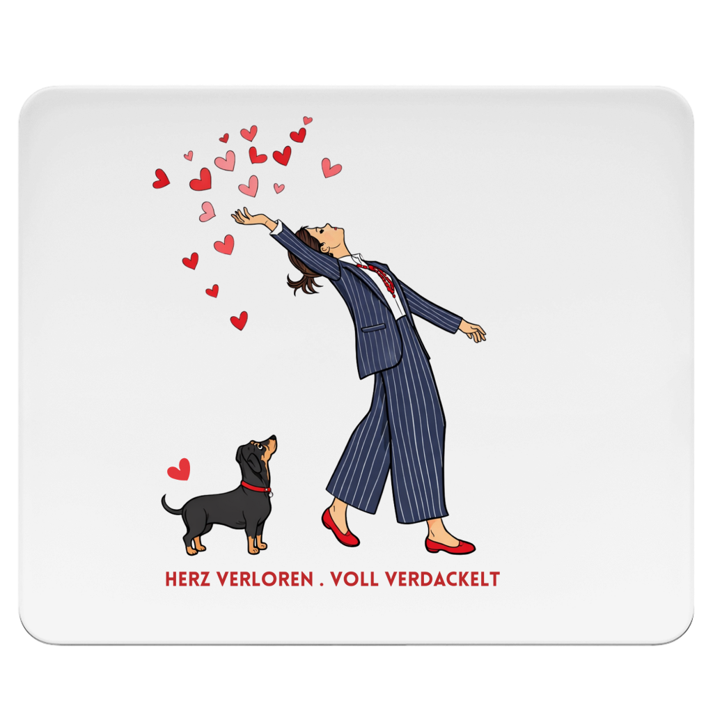 Mousepad Herz verloren . voll verdackelt