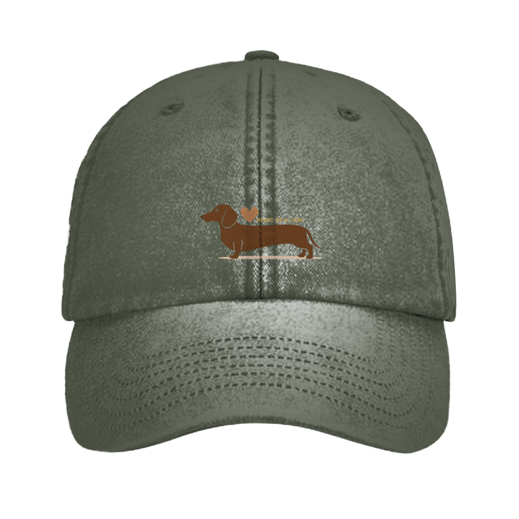Vintage Cap mit Dackel-Print | Für Sie & Ihn