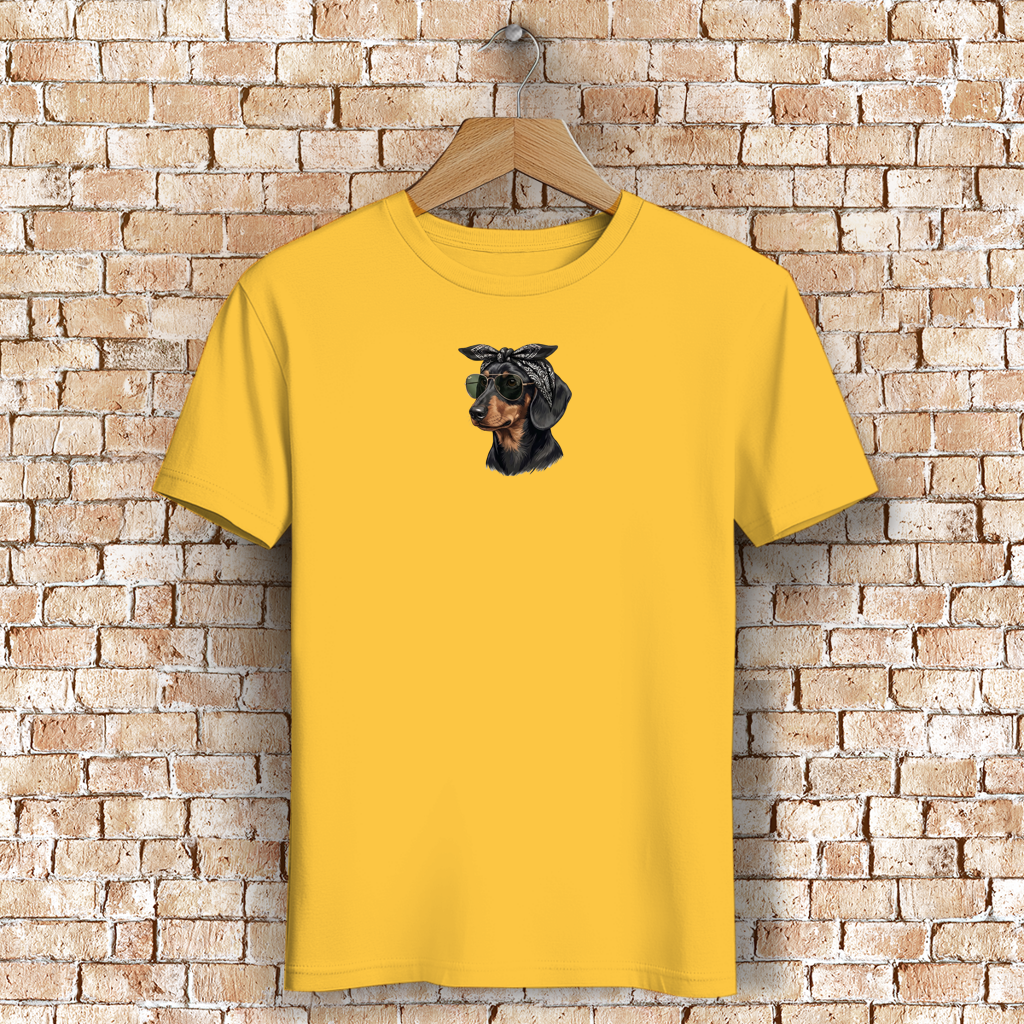 Damen Premium Bio T-Shirt Weenie Chic Club - Black Tan Design