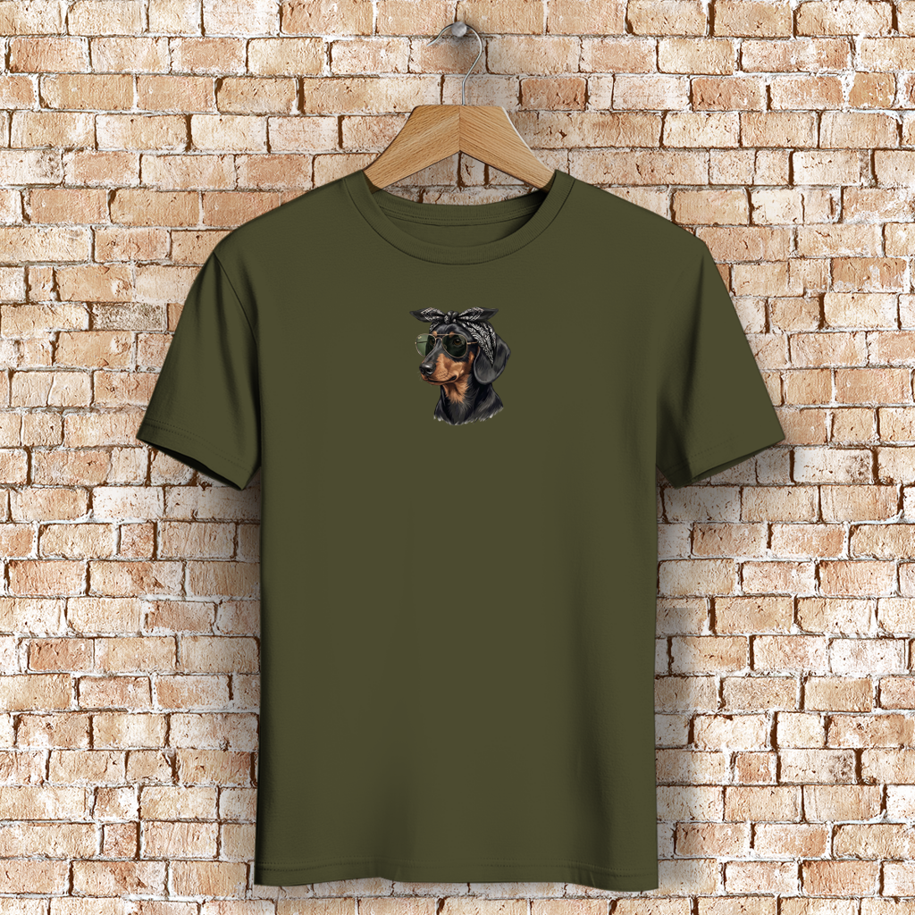 Damen Premium Bio T-Shirt Weenie Chic Club - Black Tan Design