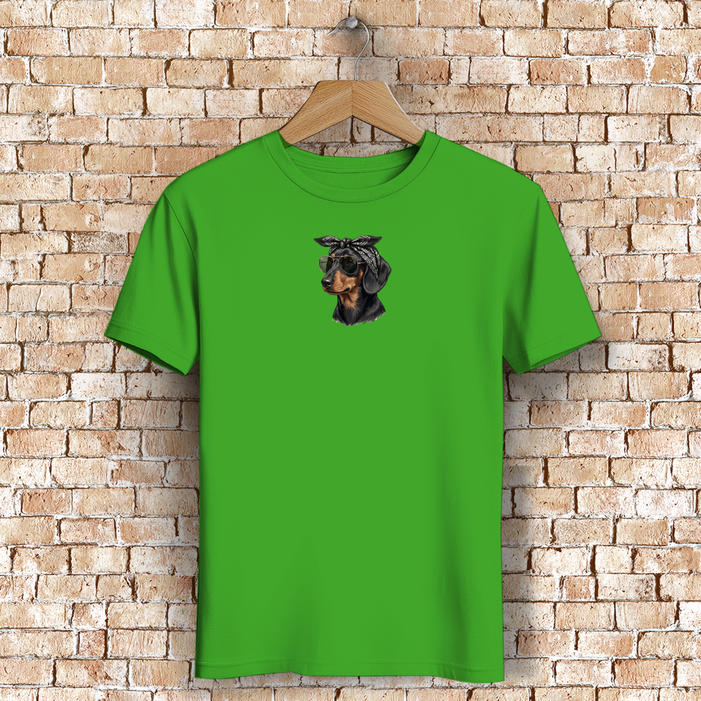 Damen Premium Bio T-Shirt Weenie Chic Club - Black Tan Design