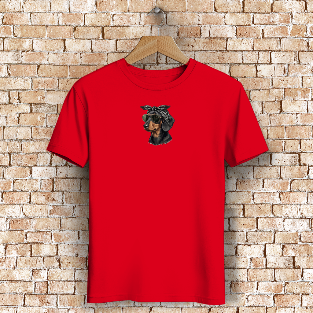 Damen Premium Bio T-Shirt Weenie Chic Club - Black Tan Design