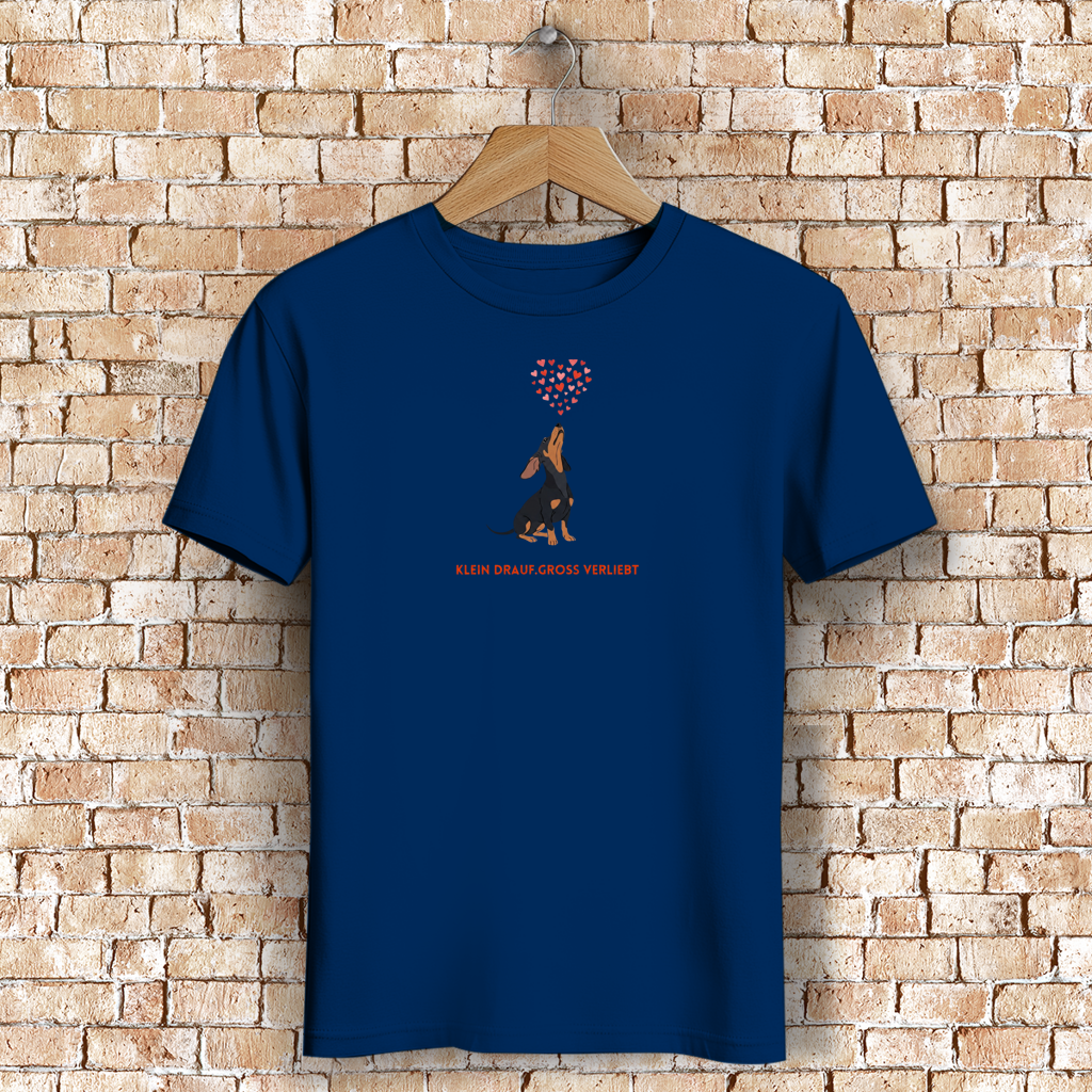 Damen Premium Bio T-Shirt Dackel Love Edit