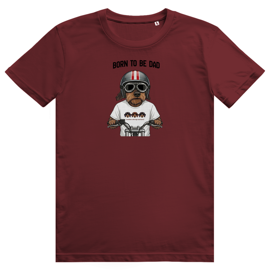Männer T-Shirt mit Dackel Motiv Born to be Dad