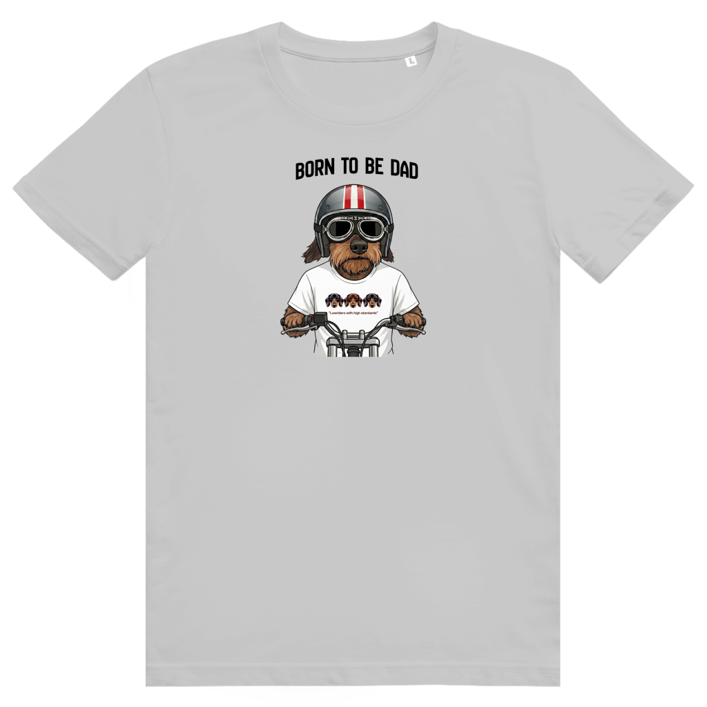 Männer T-Shirt mit Dackel Motiv Born to be Dad
