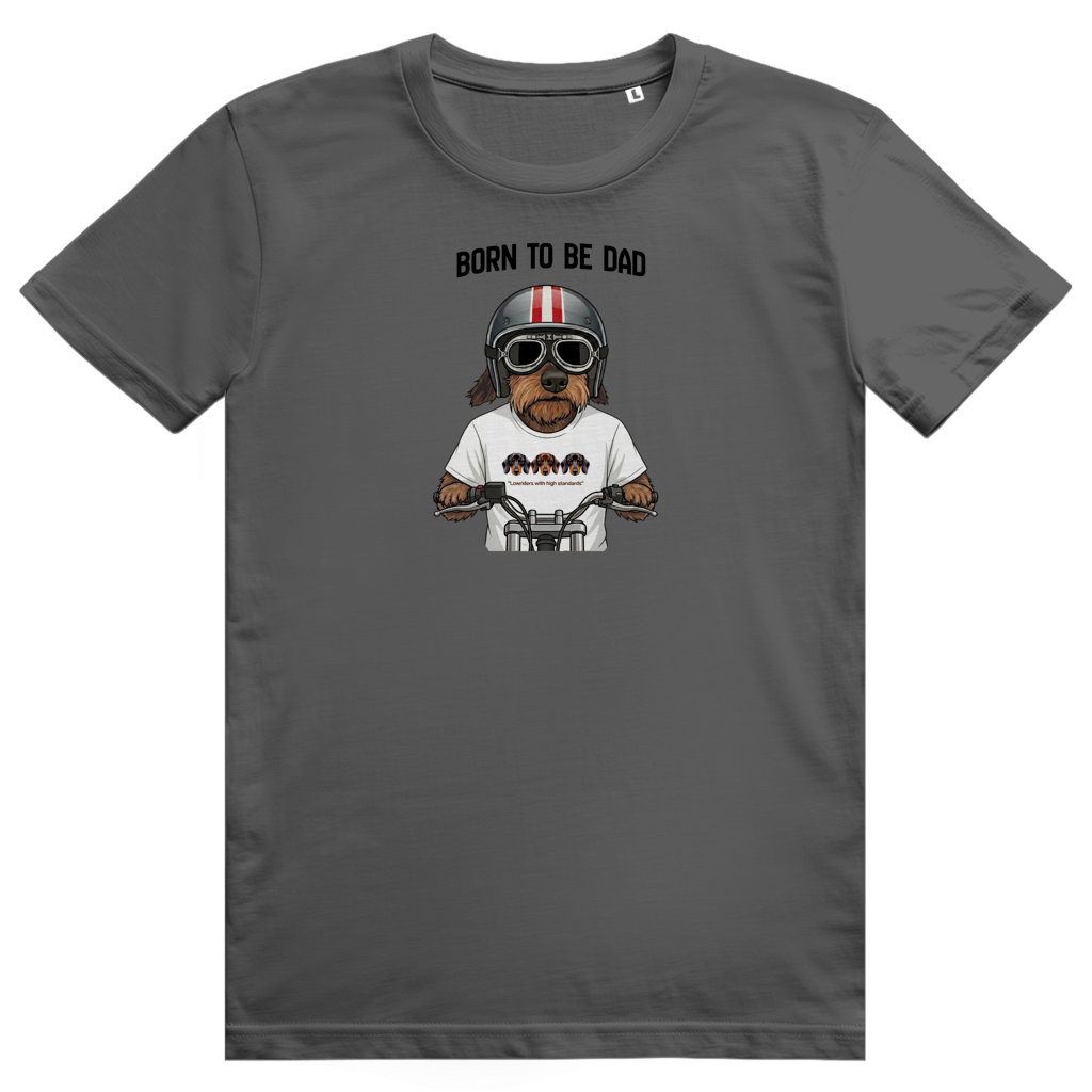 Männer T-Shirt mit Dackel Motiv Born to be Dad