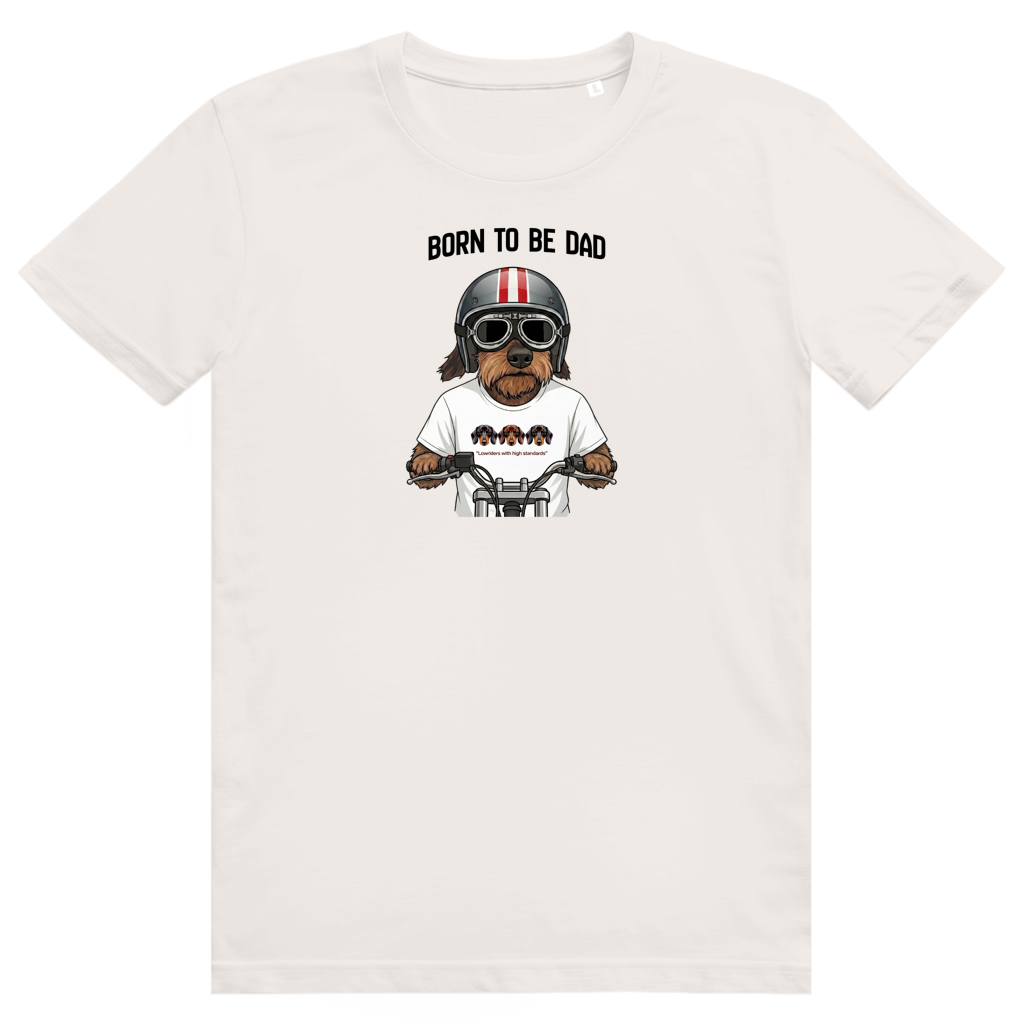 Männer T-Shirt mit Dackel Motiv Born to be Dad