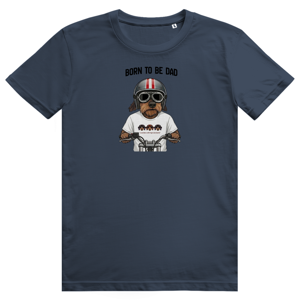 Männer T-Shirt mit Dackel Motiv Born to be Dad