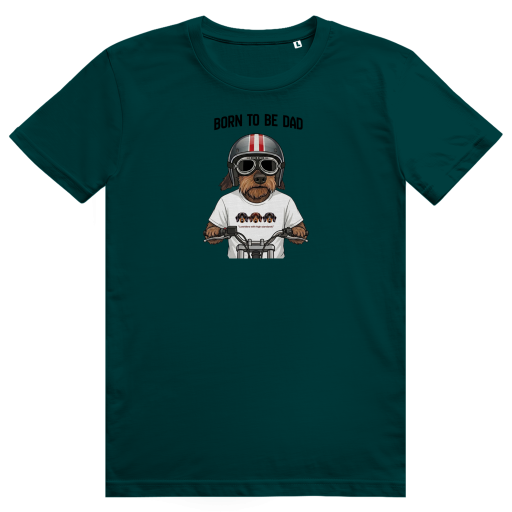 Männer T-Shirt mit Dackel Motiv Born to be Dad