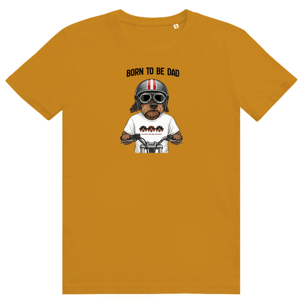 Männer T-Shirt mit Dackel Motiv Born to be Dad