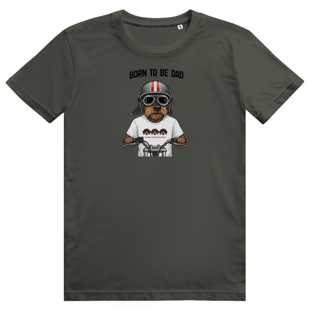 Männer T-Shirt mit Dackel Motiv Born to be Dad