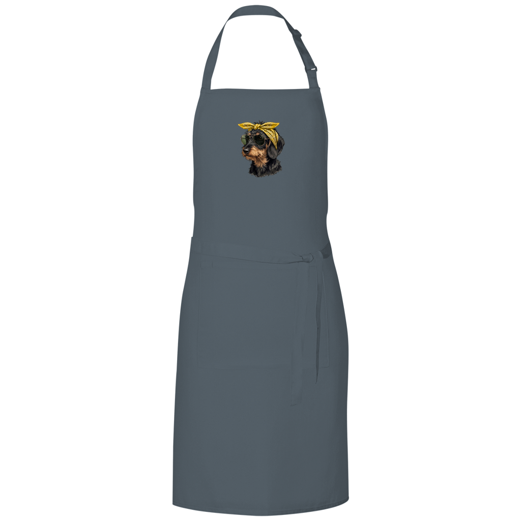 Grillschürze im Weenie Chic - für Dackel Fans