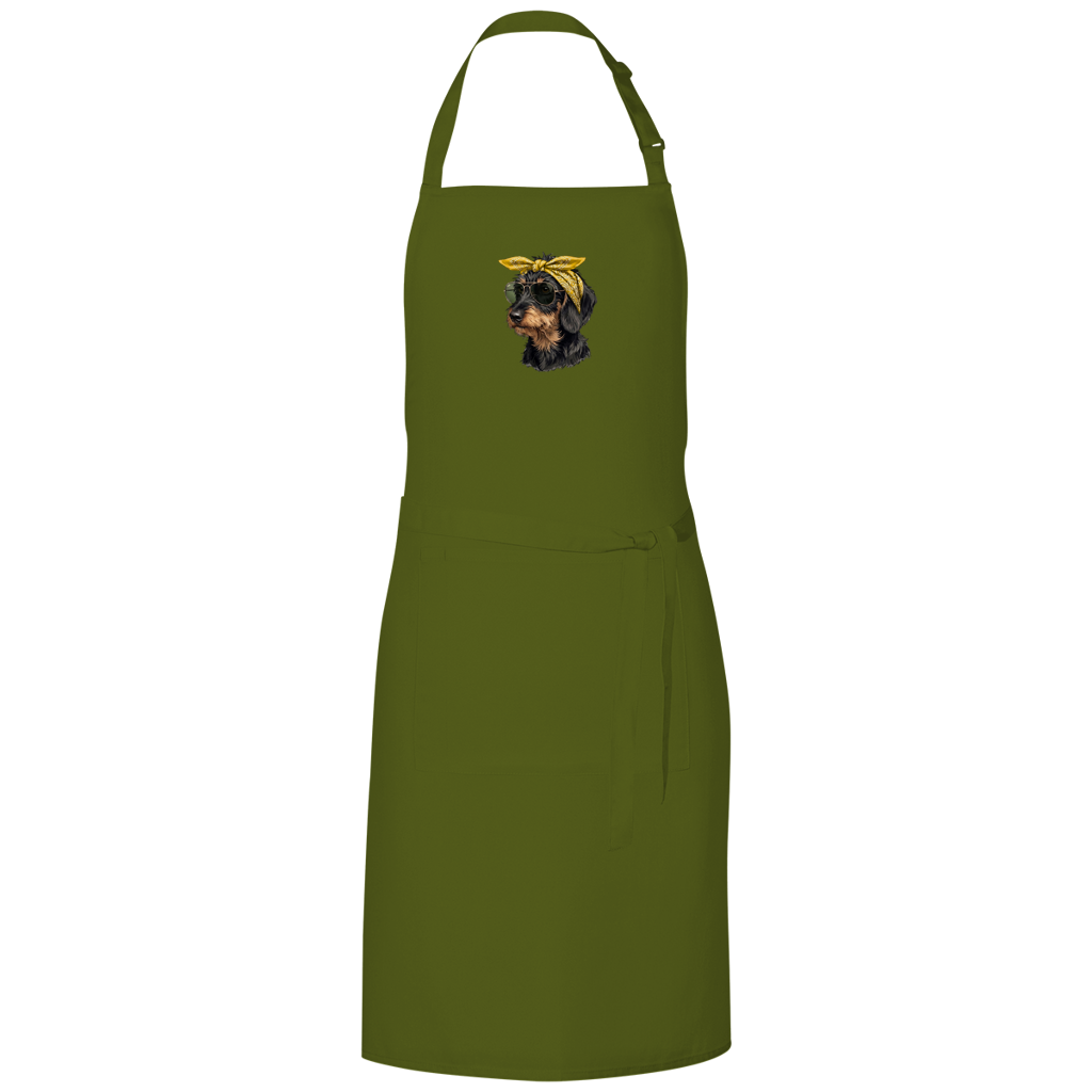 Grillschürze im Weenie Chic - für Dackel Fans